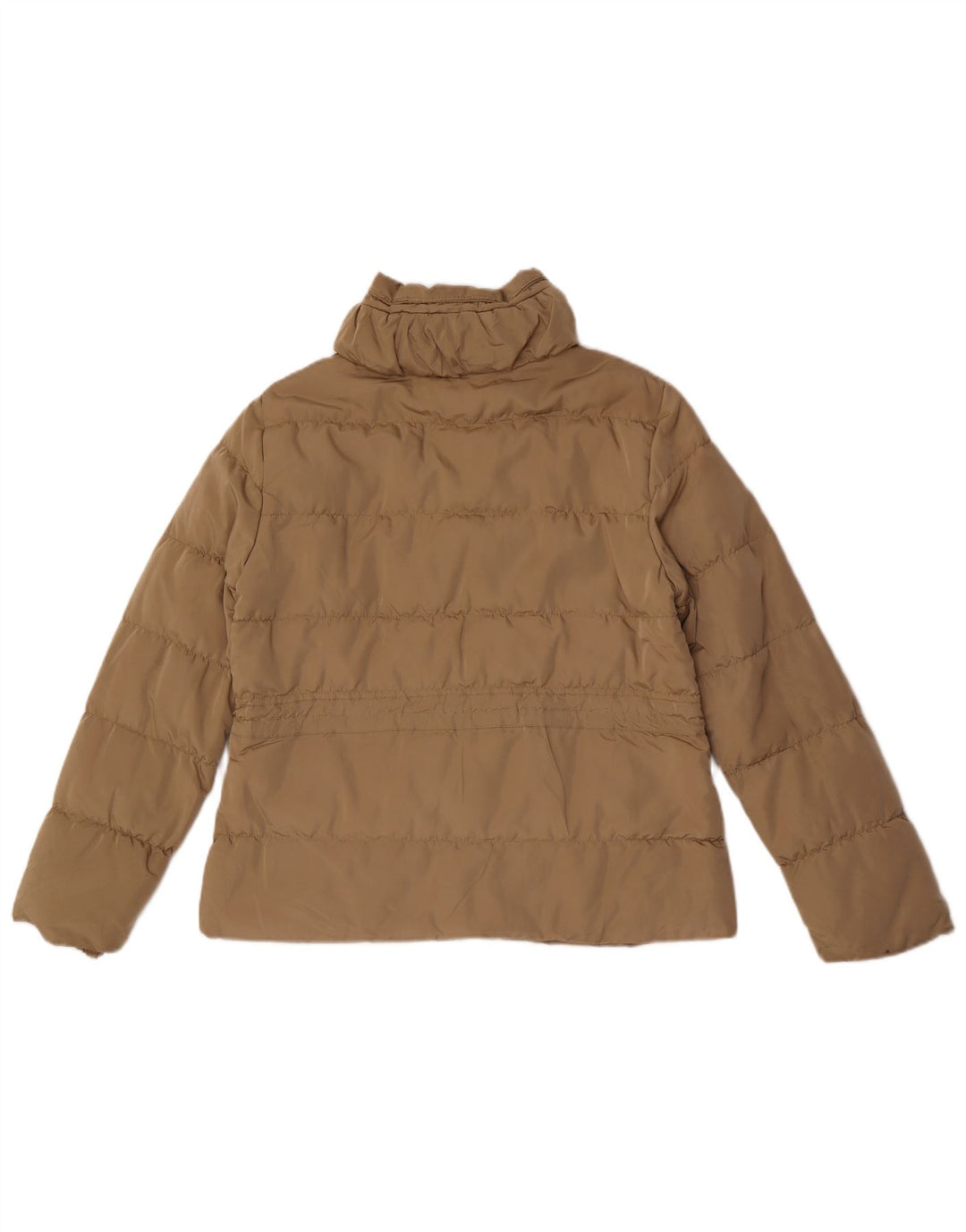 Zara Veste matelassée pour femme UK 18 XL Beige Polyester