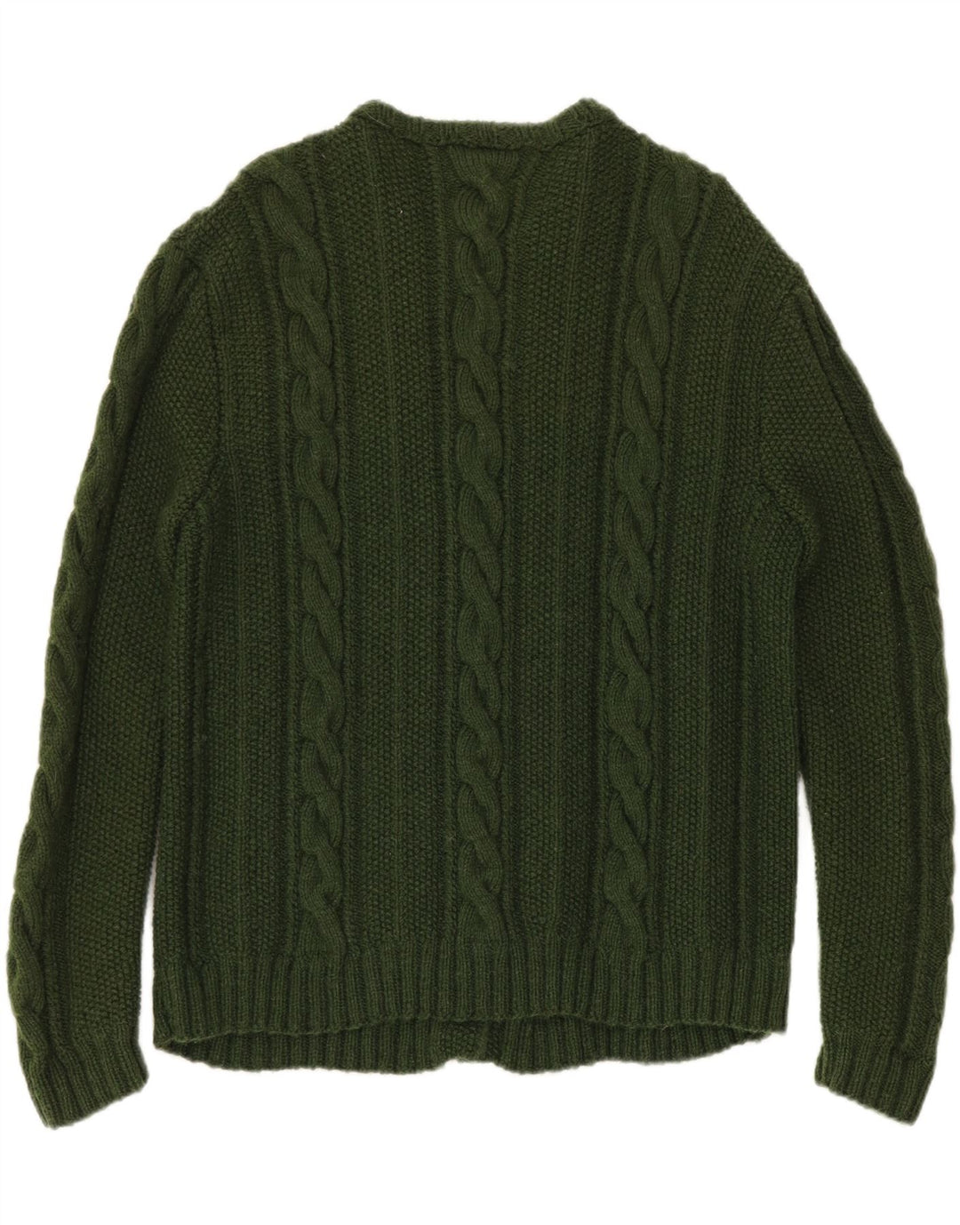 vintage Femme Cardigan Pull UK 18 XL Vert