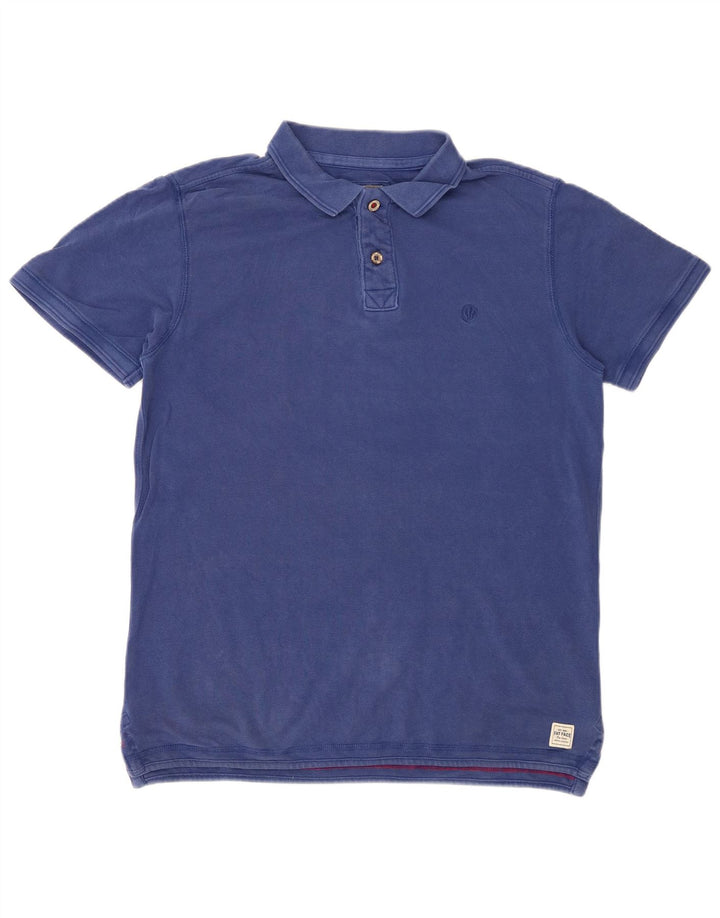 FAT FACE Polo Homme Bleu Moyen Coton