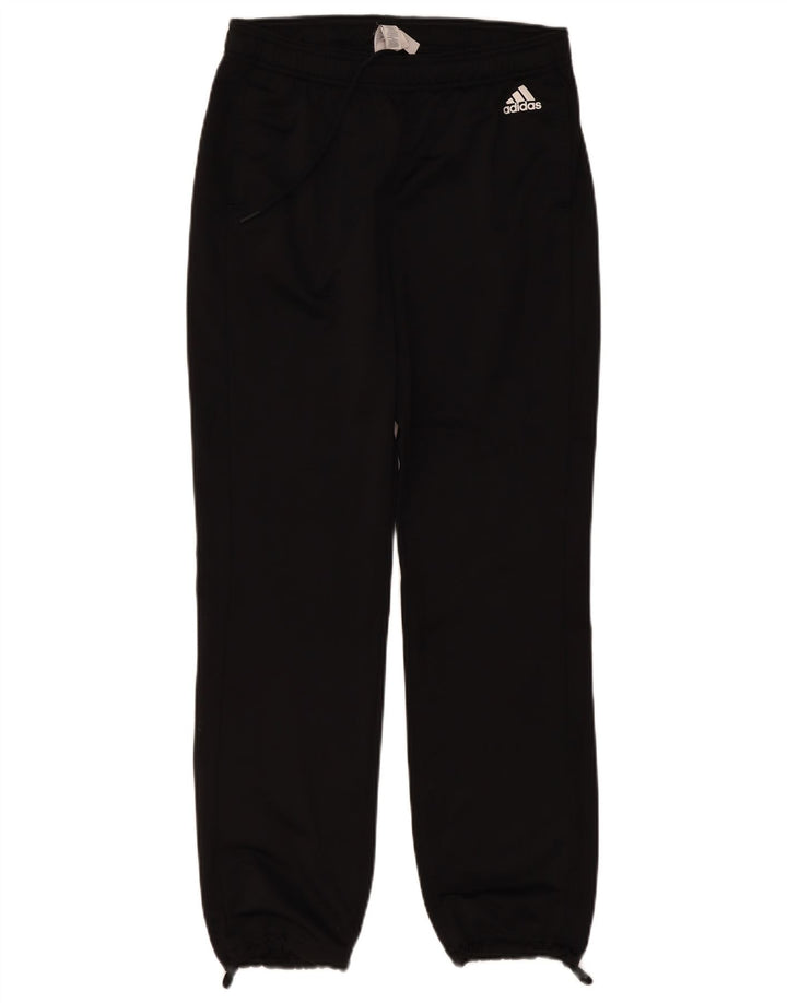 Adidas Pantalon de survêtement pour femme Joggers UK 12/14 Polyester noir moyen