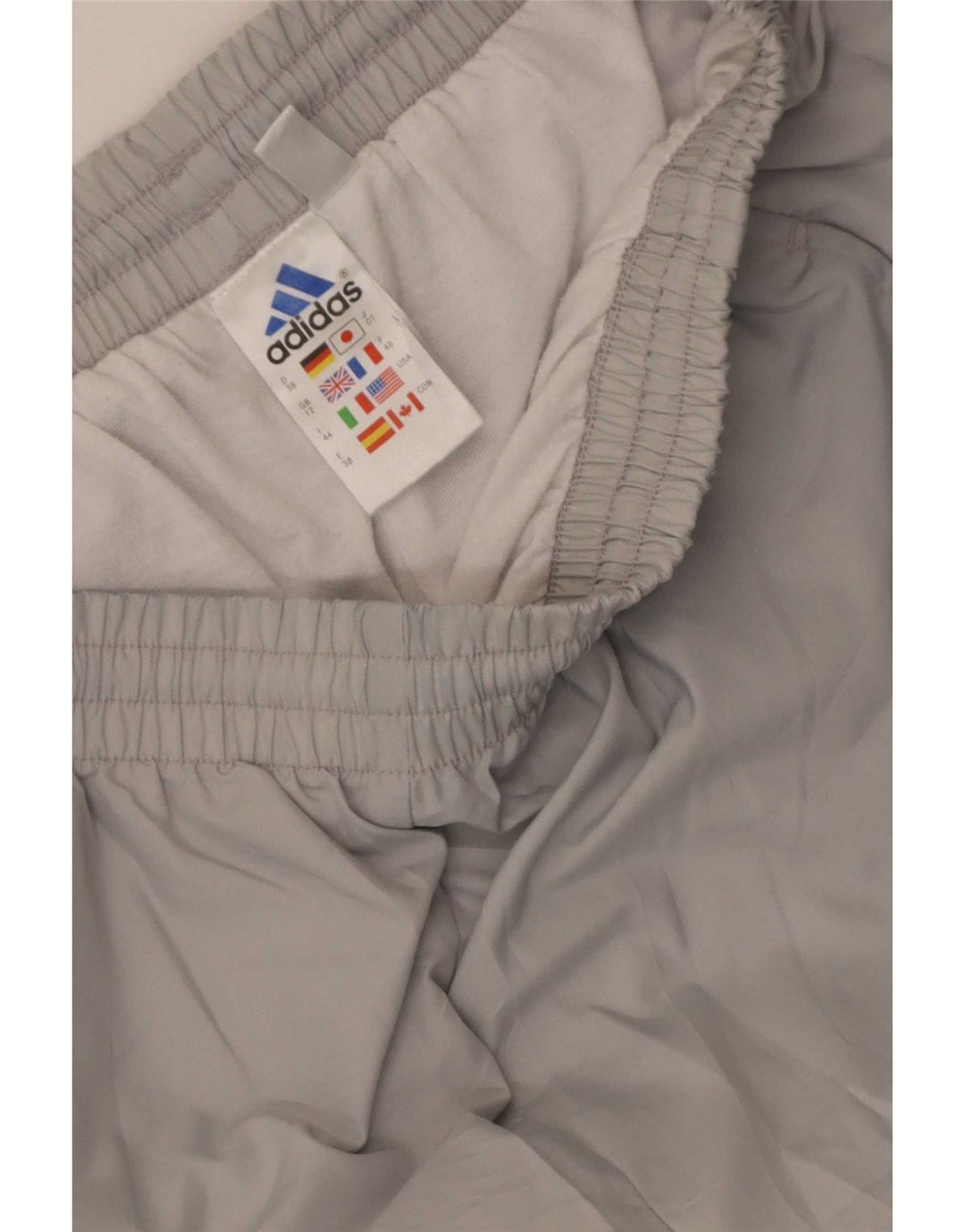 Adidas Pantalon de survêtement pour femme UK 12 Gris moyen Polyester