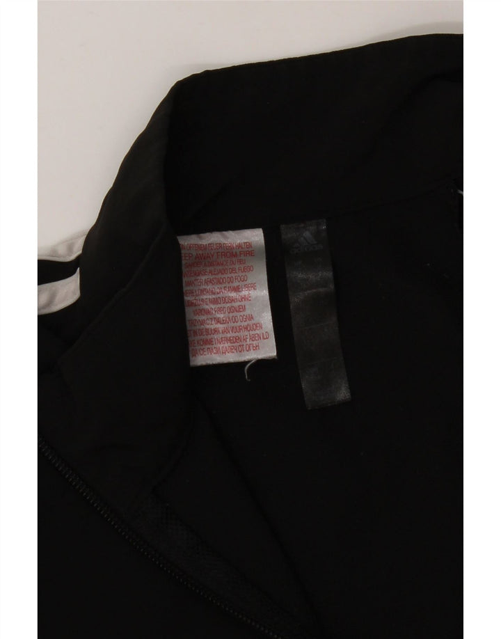 ADIDAS Veste de Survêtement Garçon 11-12 ans Noir Polyester