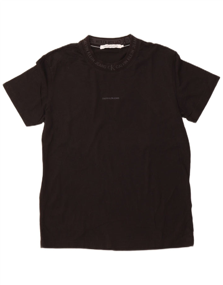 CALVIN KLEIN JEANS T-Shirt Graphique Homme Grand Noir