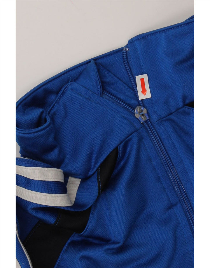 ADIDAS Veste de Survêtement Garçon 15-16 ans Bleu Colorblock Polyester