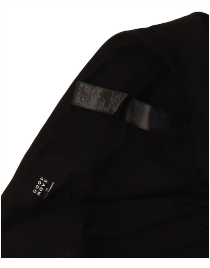 Marks & Spencer Pantalon de survêtement pour femme Pantalon de jogging UK 16 Large Noir