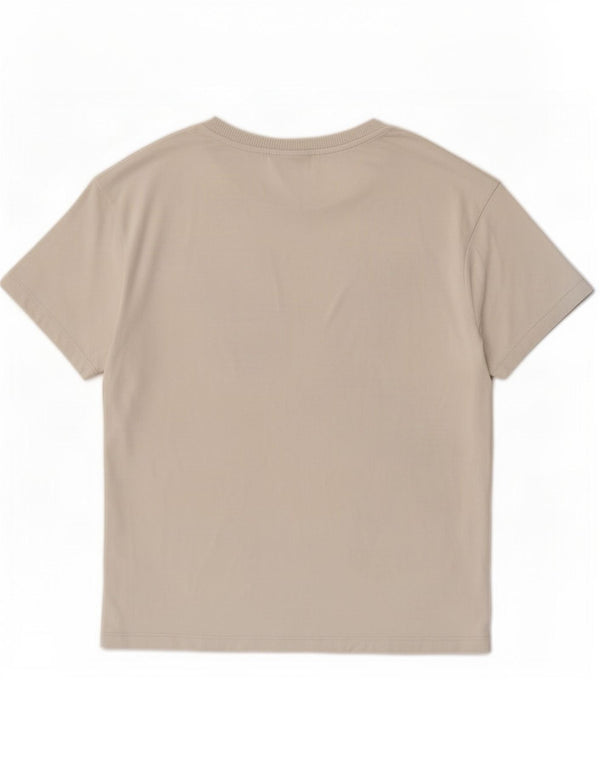 Benetton T-shirt graphique Disney pour femme UK 14 Blanc moyen imprimé animal