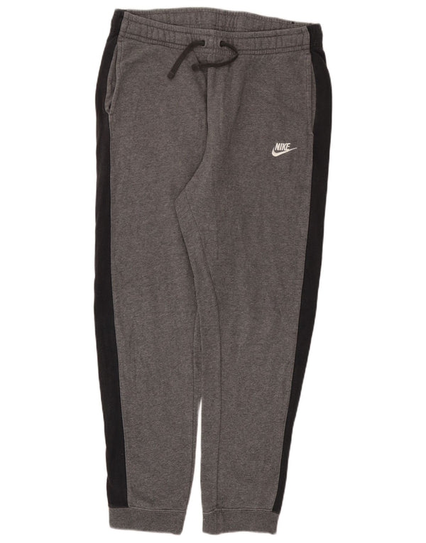 Nike Pantalon de survêtement pour homme en coton color block Gris Taille L