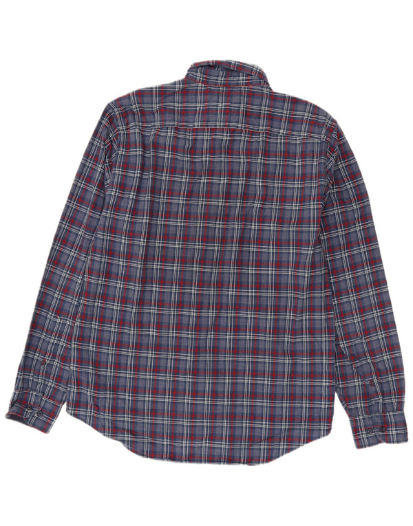 Tommy Hilfiger Chemise New York Fit Homme Grand Carreau Bleu Coton