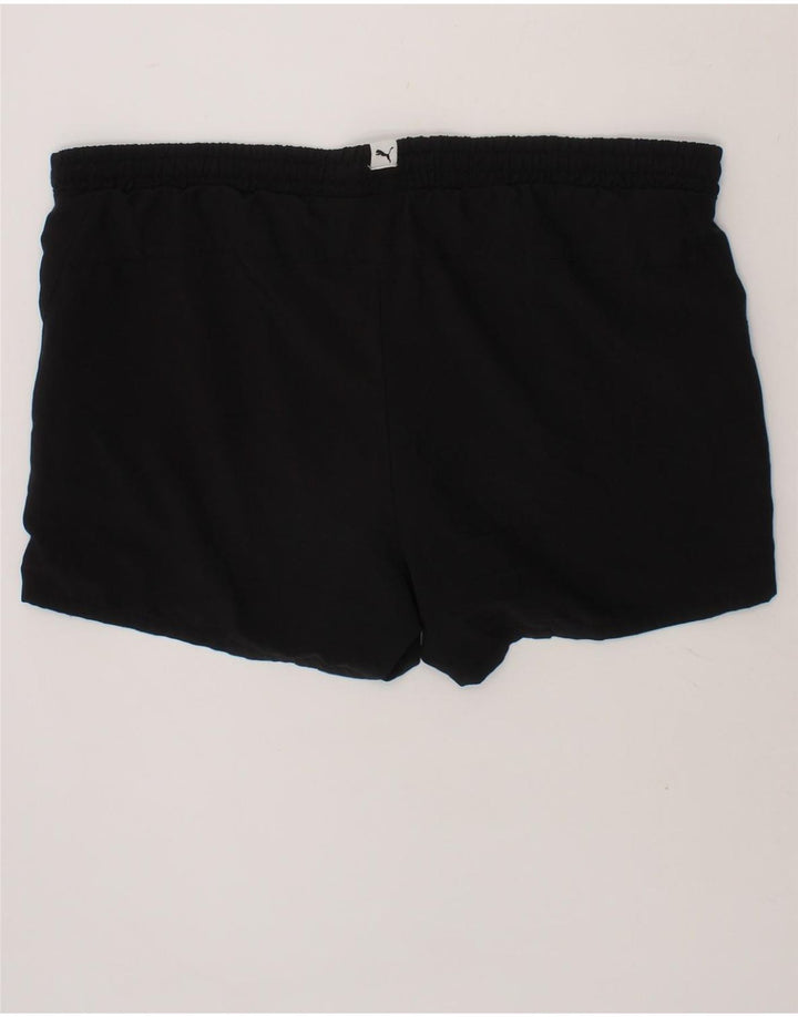 PUMA Girls Sport Shorts 13-14 Years  Black Polyester Vintage Puma and Second-Hand Puma from Messina Hembry 