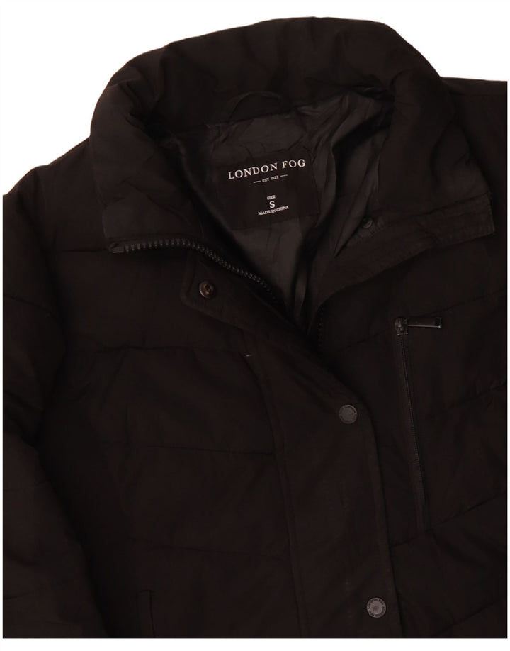 LONDON FOG Veste matelassée surdimensionnée pour femme UK 10 Petit Noir Polyester