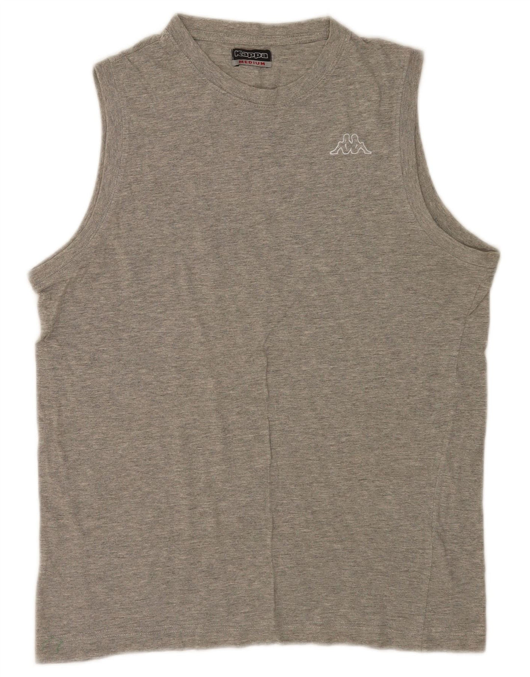 Kappa Débardeur Homme Gris Moyen Moucheté Coton