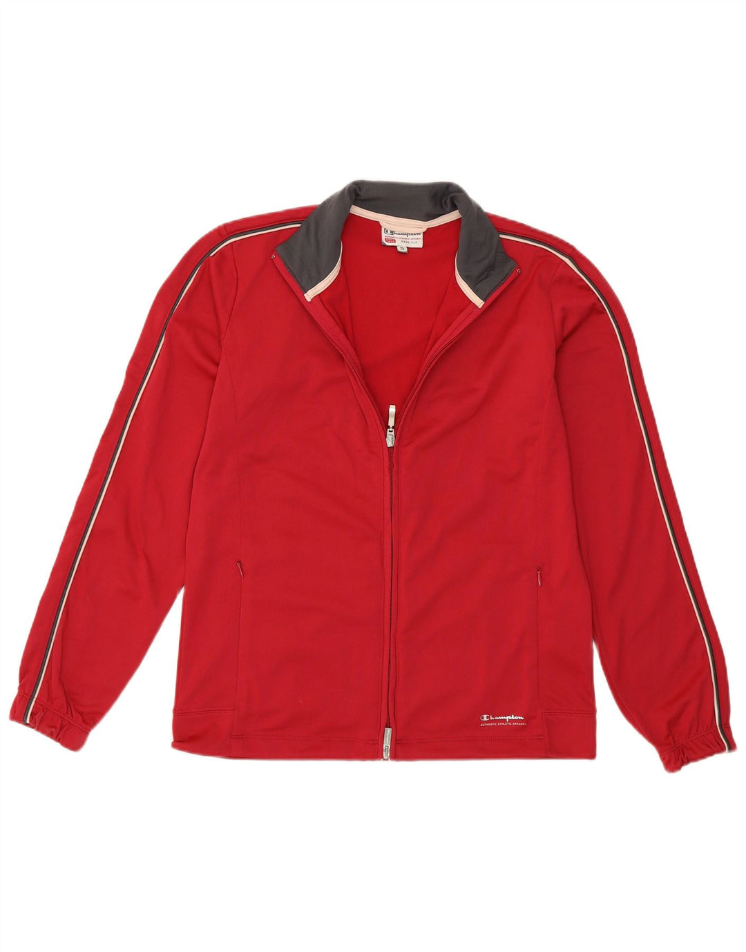 Champion Veste de survêtement Easy Fit pour femme UK 10 Petit Rouge Polyester