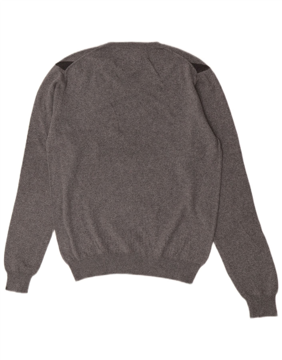 Sun68 Pull col V pour homme Petit gris Argyle/Diamant Coton