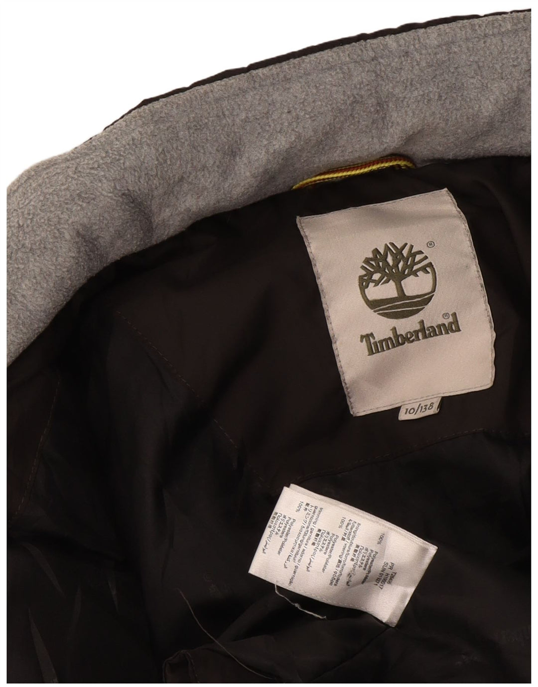 Timberland Veste matelassée garçon 9-10 ans Noir Polyester