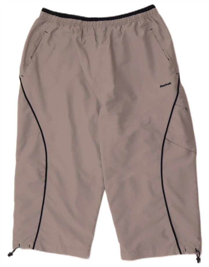 Reebok Bermuda Sport Short Homme Gris Large Polyester
