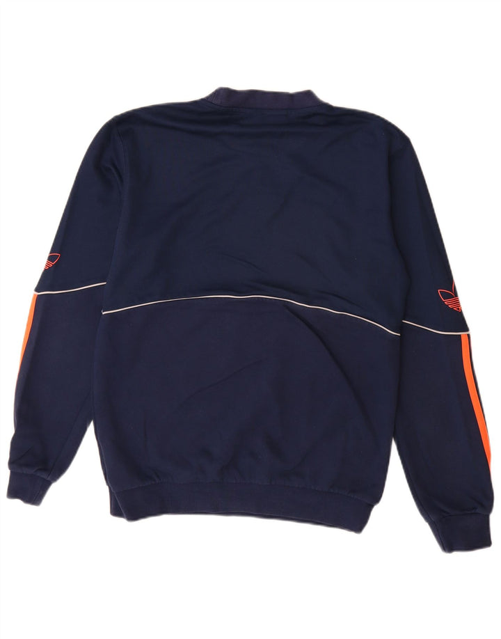 ADIDAS Sweat-shirt graphique pour homme XS en coton bleu marine