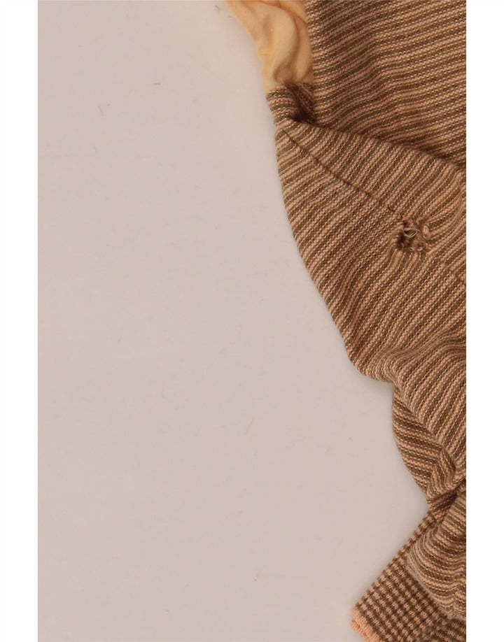 Donny & Max Polo Homme XL Coton Rayé Marron