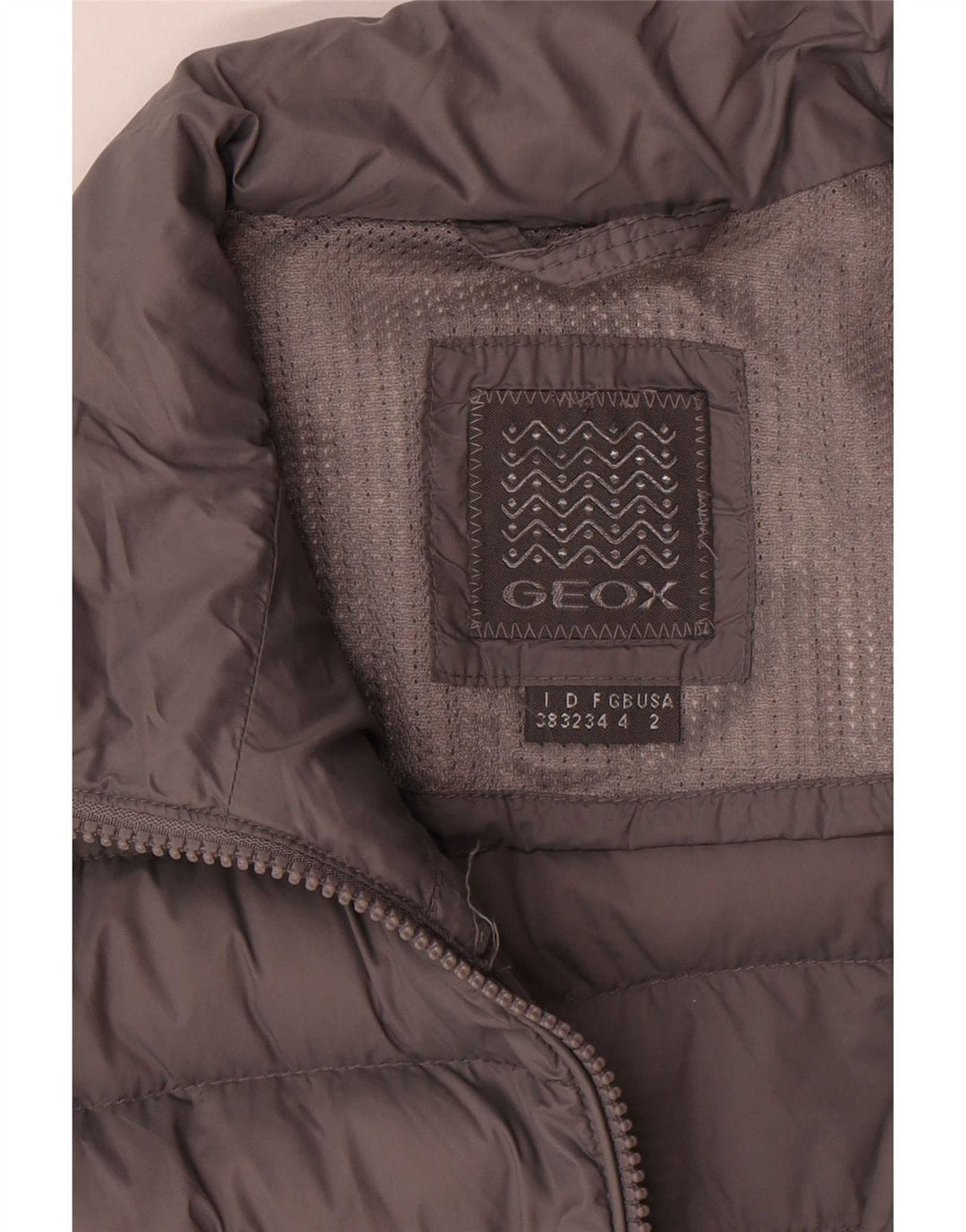 Geox Veste matelassée surdimensionnée pour femme UK 4 XS Gris Polyester