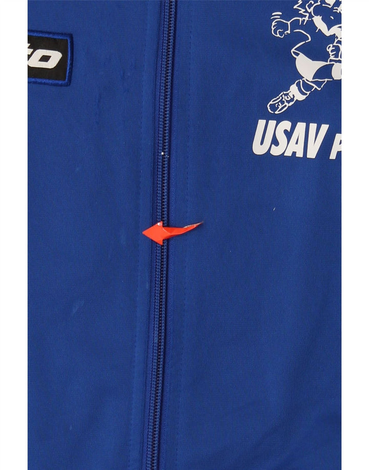 Lotto Veste de Survêtement Graphique pour Homme Grand Bleu Colorblock Polyester