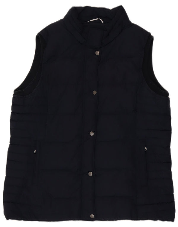 Crew Clothing Gilet régulier pour femme UK 16 Large Bleu marine Polyester