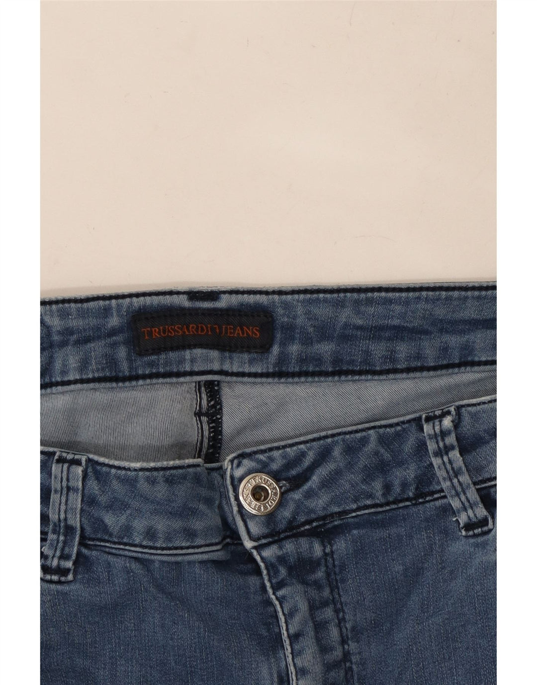 TRUSSARDI Jean Slim W32 L27 Bleu Femme
