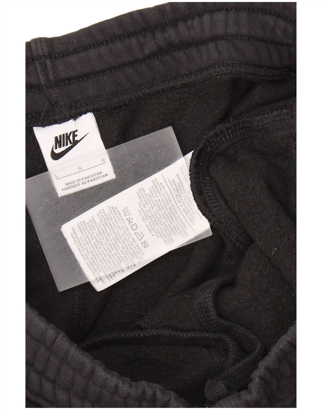 NIKE Pantalon de survêtement pour hommes Joggers Large Noir Coton
