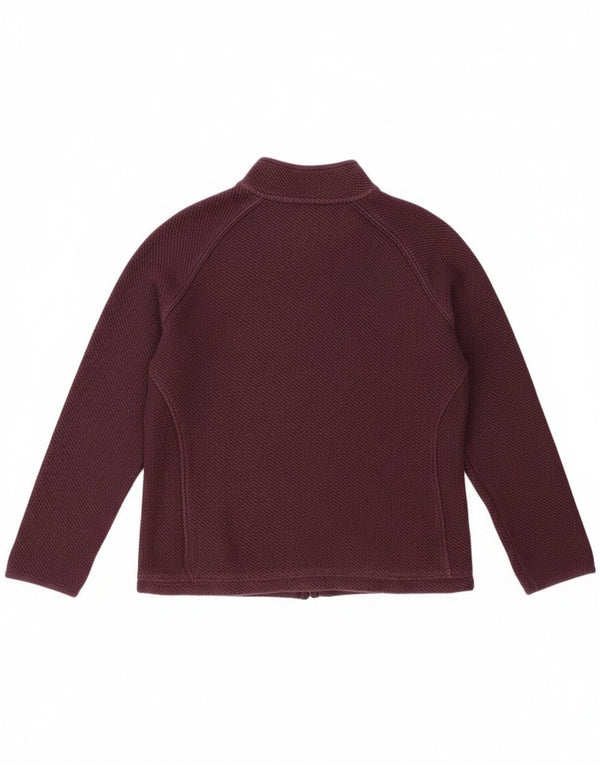 Weird Fish Sweat-shirt col zippé pour femme UK 18 XL Violet Coton