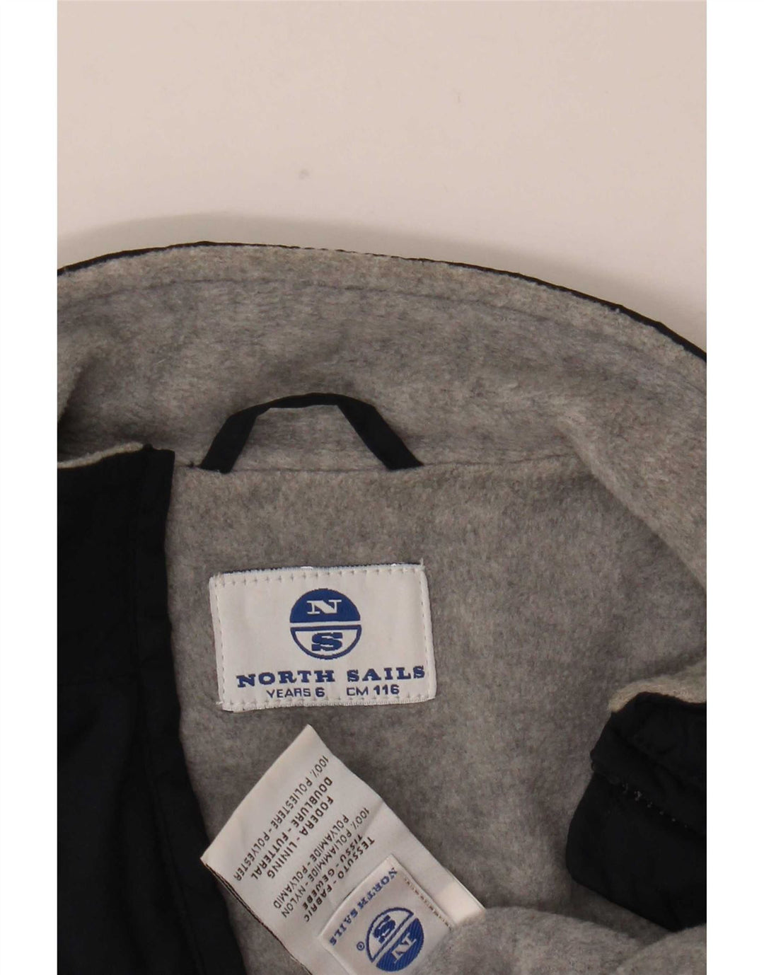North Sails Bomber Jacket Garçon 5-6 ans Nylon Bleu Marine