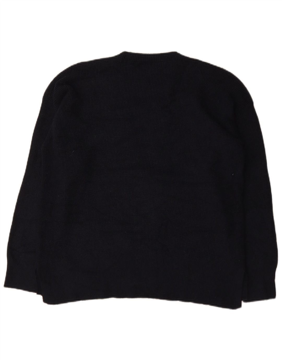 Marks & Spencer Pull à col rond pour homme en viscose bleu marine Taille L
