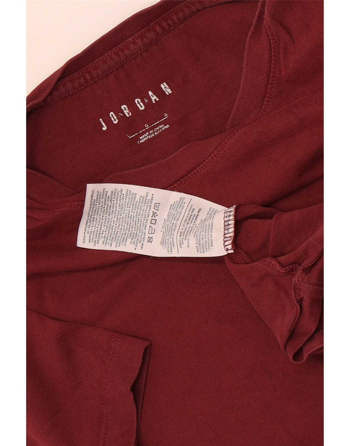 Jordan T-shirt pour homme en coton marron grand