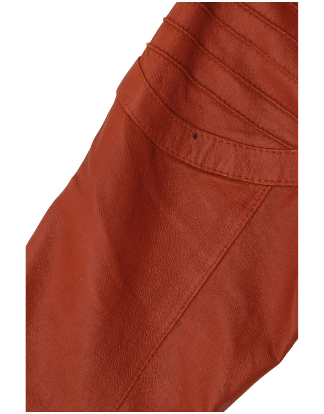 ELEGANCE PARIS Veste Blazer 2 Boutons Femme UK 20 2XL Cuir Marron