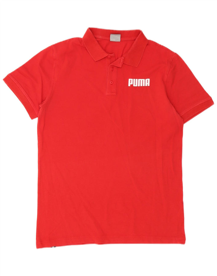 Puma Polo Homme Rouge Moyen Coton