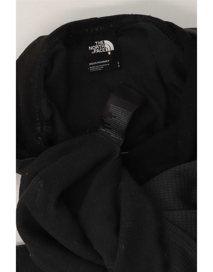 The North Face Pull à capuche graphique pour homme Large Gris Polyester