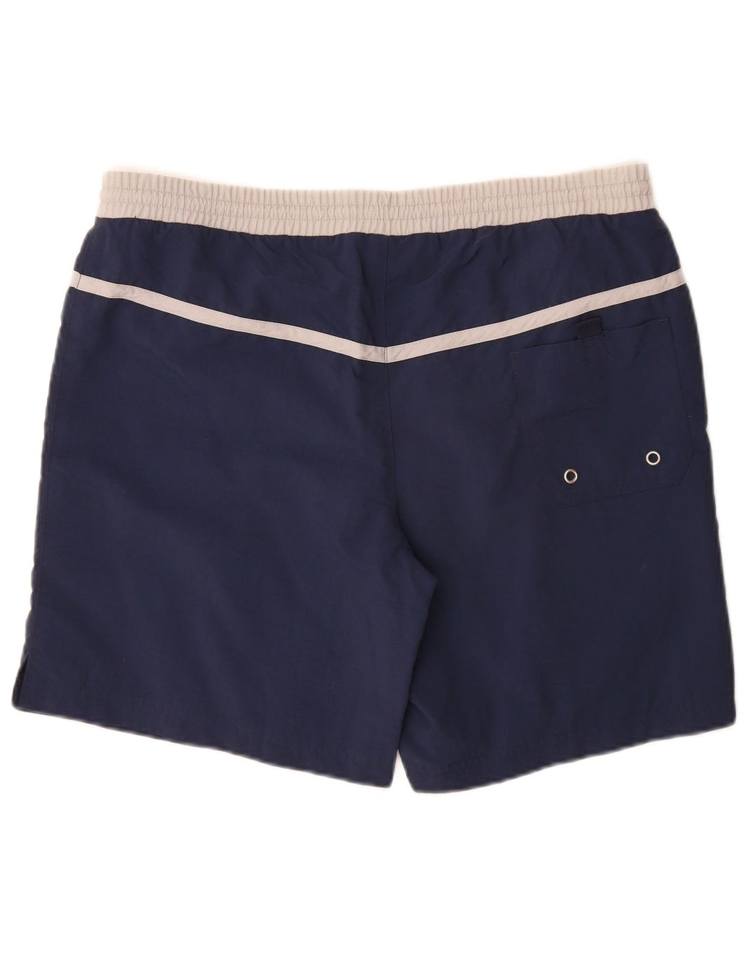 Kappa Short de Bain Homme Large Bleu Marine Colorblock Nylon