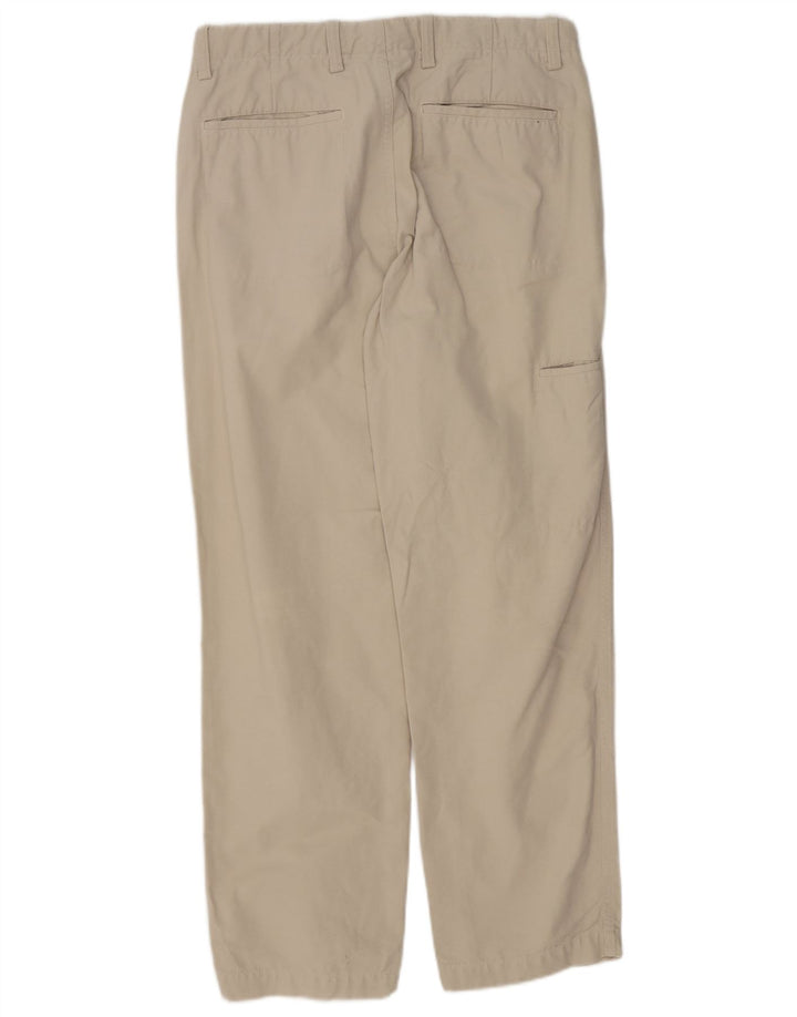 Massimo Dutti Pantalon chino droit pour homme EU 40 Medium W31 L30 Beige