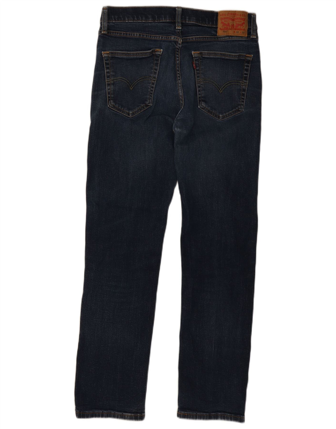 Levi's Homme 514 Jean droit Taille 33W33 L32 Bleu Coton