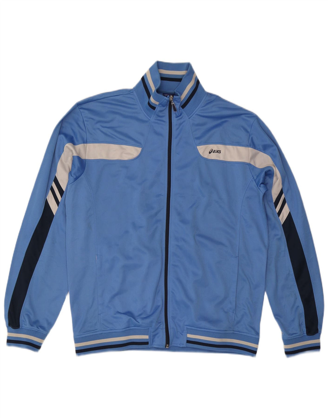 ASICS Veste de survêtement pour homme 2XL Bleu Colourblock