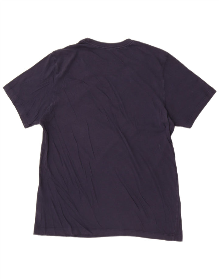 Nike T-shirt pour homme en coton bleu marine Taille L