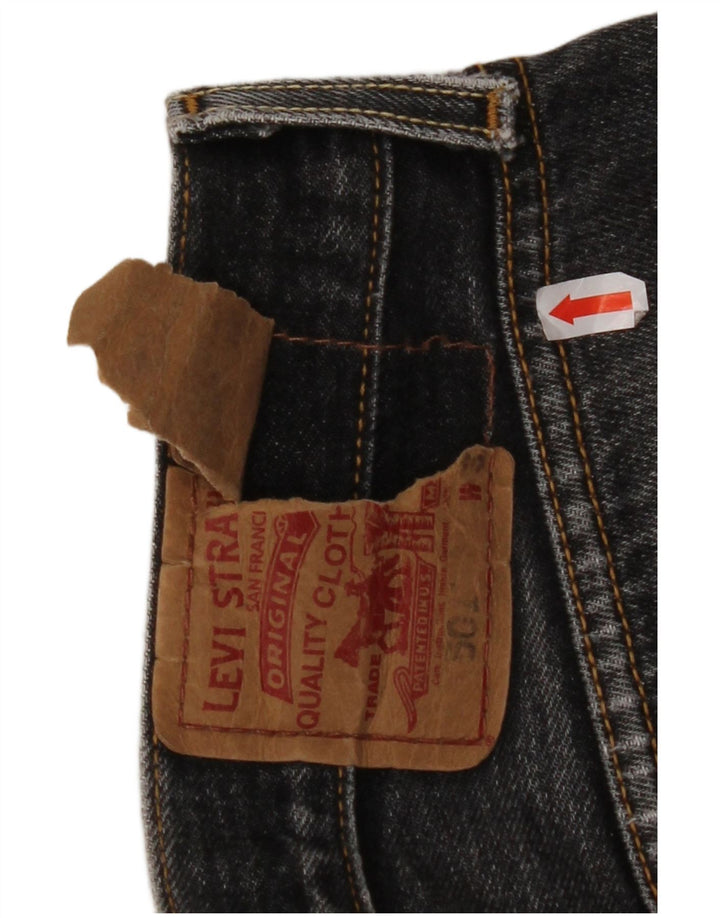 LEVI'S Jean Droit 501 Homme W32 L32 Noir Coton