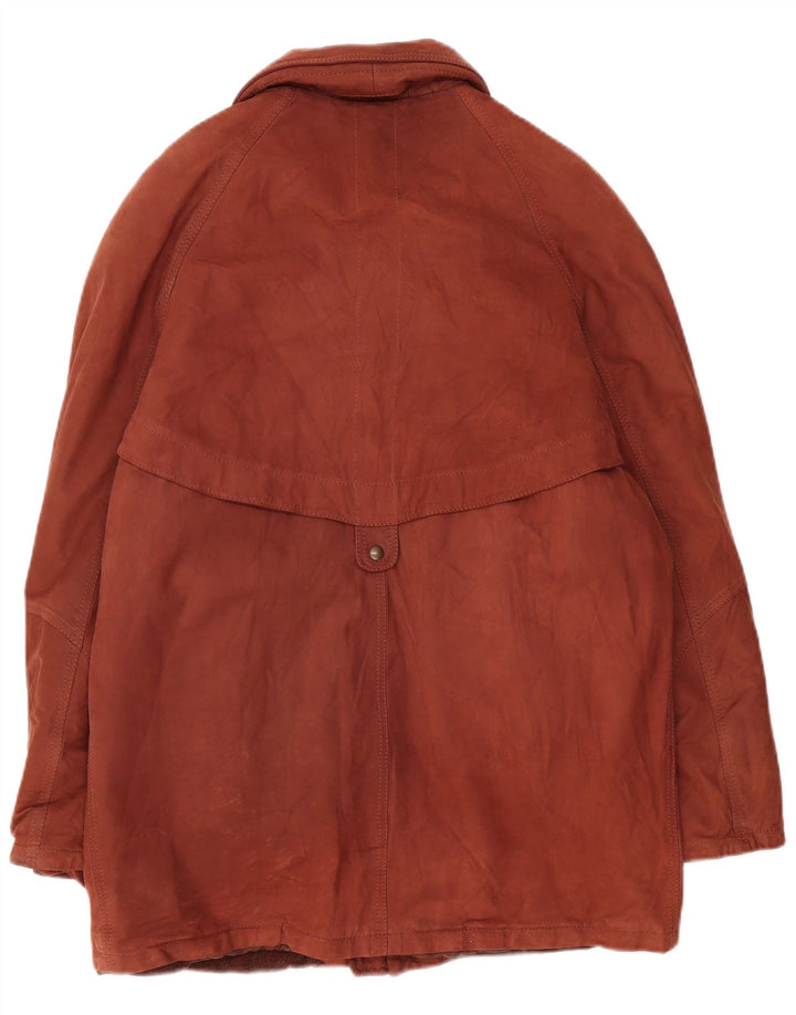 veste en daim homme vintage UK 42 XL Marron