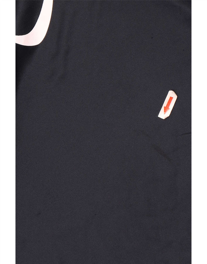 Nike Hommes Dri Fit Graphic T-Shirt Haut Large Bleu Marine Colorblock Polyester