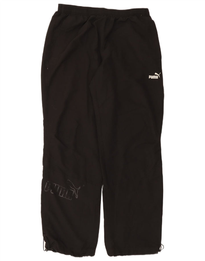 PUMA Pantalon de survêtement graphique pour hommes, grand, noir
