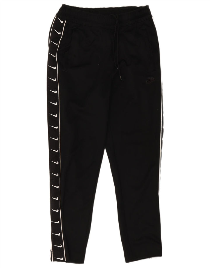 Nike Pantalon de survêtement graphique pour femme UK 10 Small Noir Polyester