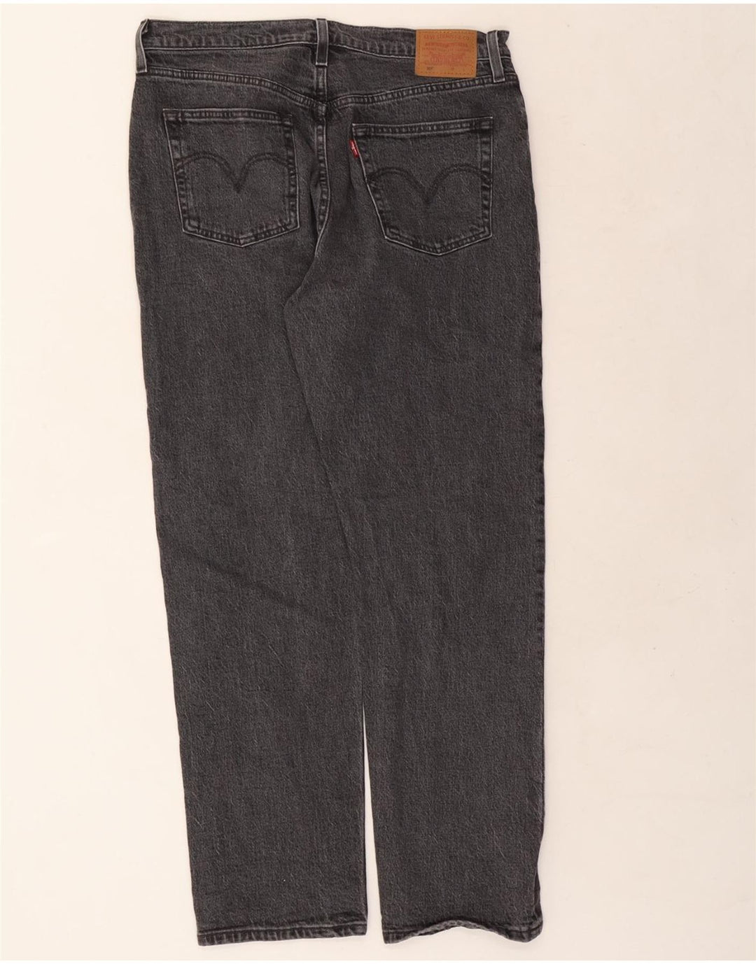 LEVI'S Jean Droit 501 Femme W32 L30 Gris Coton