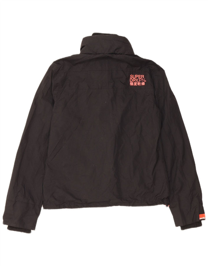 Superdry Veste coupe-vent The Windcheater pour femme UK 16 Large Noir Nylon