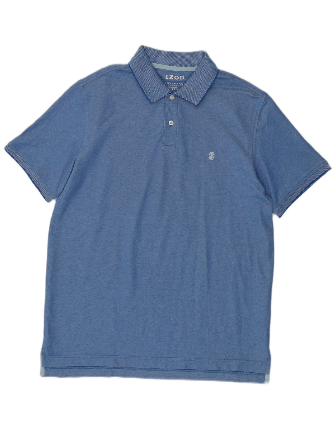 IZOD Polo Homme Bleu Moyen Coton