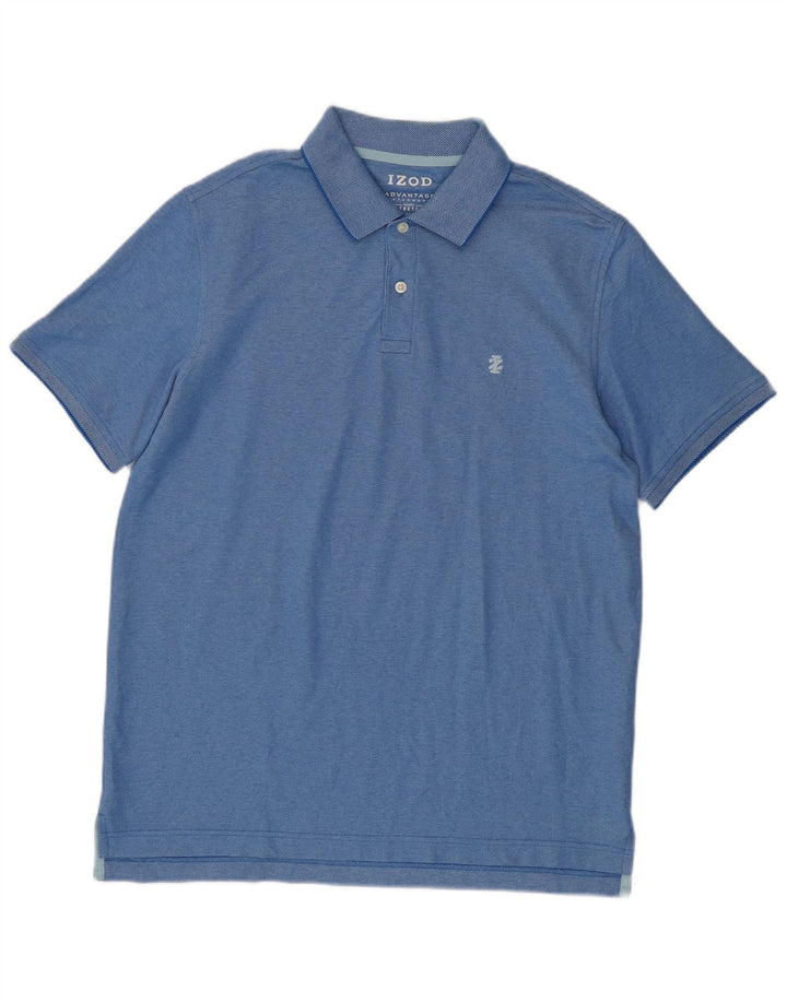 IZOD Polo Homme Bleu Moyen Coton