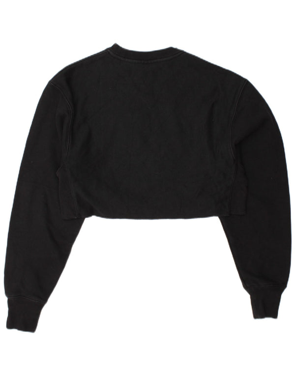 CHAMPION Sweat-shirt oversize Reverse Weave pour femme UK 6 XS Noir