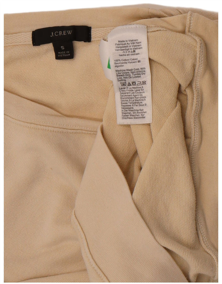 J. Crew Sweat-shirt court surdimensionné pour femme UK 10 Small Off White