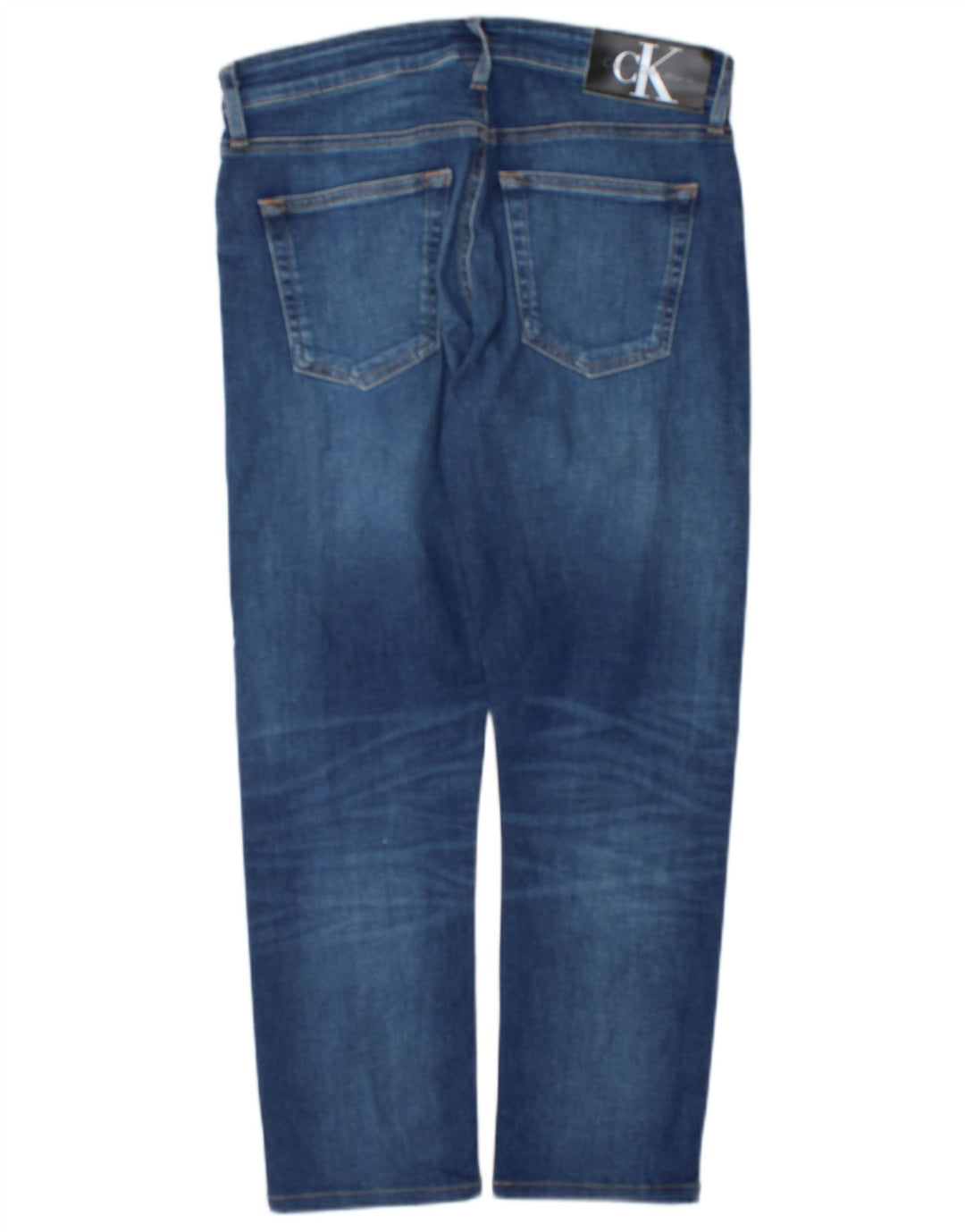 Calvin Klein Jean droit W31 L27 homme bleu coton